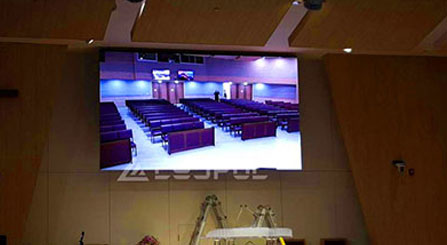 Affichage LED de la publicité intérieure de l'église de la Corée du Sud