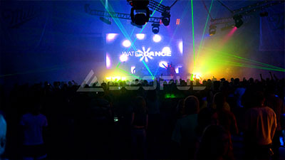 Affichage LED de l'événement du festival de danse de l'eau de Russie
