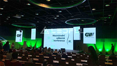 Affichage LED de l'événement de conférence d'intérieur tchèque