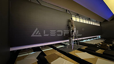 Grand affichage LED intérieur de 98 m², allée de bowling au Mexique