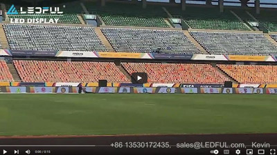 Stade national de Tanzanie 250m écran LED de périmètre extérieur pour la première AFL2